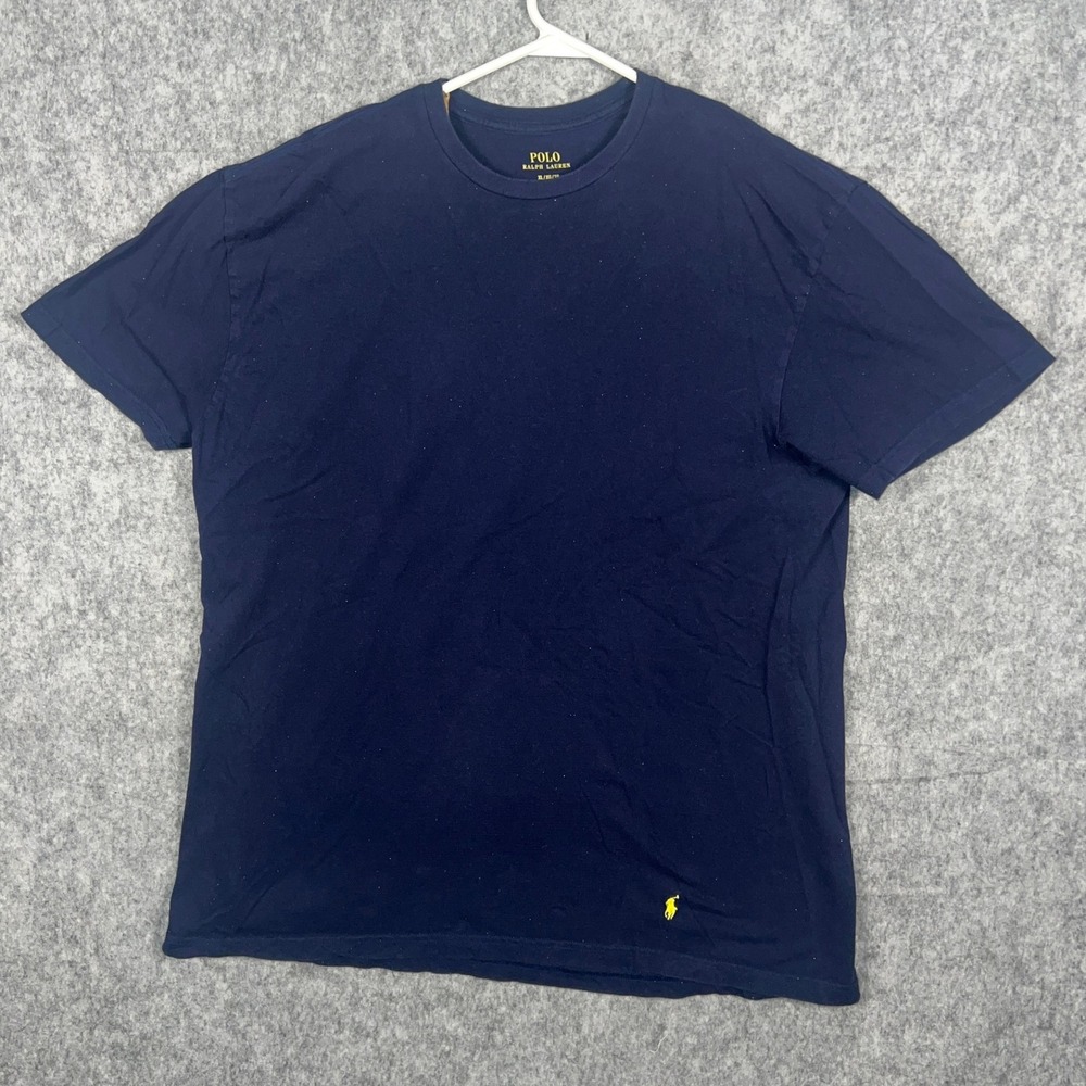 Polo Ralph Lauren Men's XL Navy Blue Classic Fit Cotton Pony Logo T-Shirt